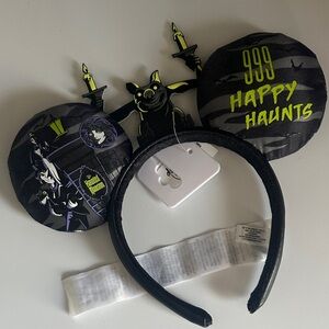 Disney Black and Yellow Haunted Mansion Headband